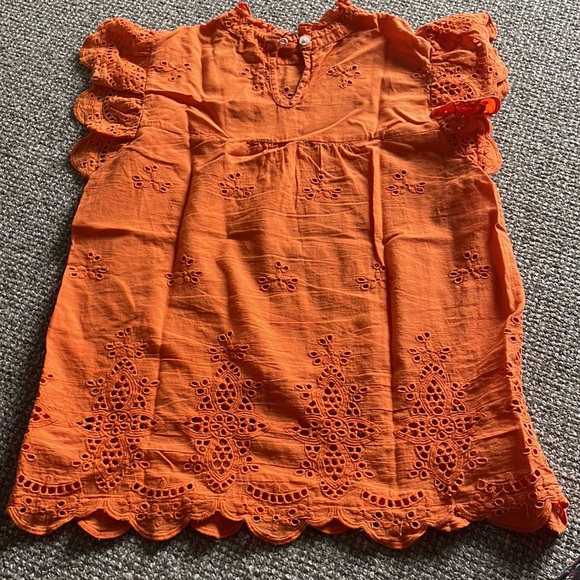 EUC Cute Orange THML top Sz S - Picture 3 of 4